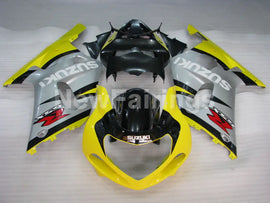 Yellow Silver and Black Factory Style - GSX-R750 00-03 Fairing Kit