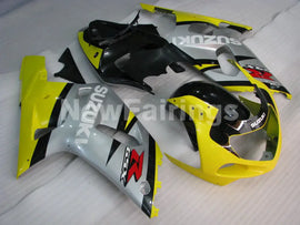 Yellow Silver and Black Factory Style - GSX-R750 00-03 Fairing Kit