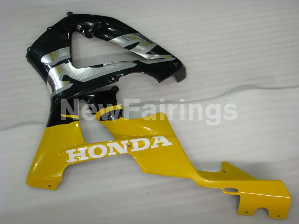 Yellow and Silver Black Factory Style - CBR 929 RR 00-01 Fairing Kit