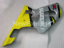Cargar imagen en el visor de la galería, Yellow Silver and Black Factory Style - GSX-R600 01-03 Fairing Kit