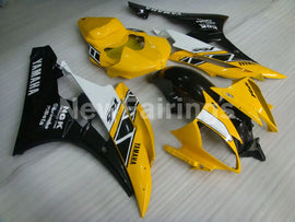Yellow White and Black Factory Style - YZF-R6 06-07 Fairing Kit