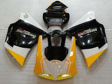 Cargar imagen en el visor de la galería, Yellow and White Black Factory Style - Ducati 748 96-02 Fairing Kit