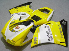 Cargar imagen en el visor de la galería, Yellow and White Black Performance - Ducati 996 96-02 Fairing Kit