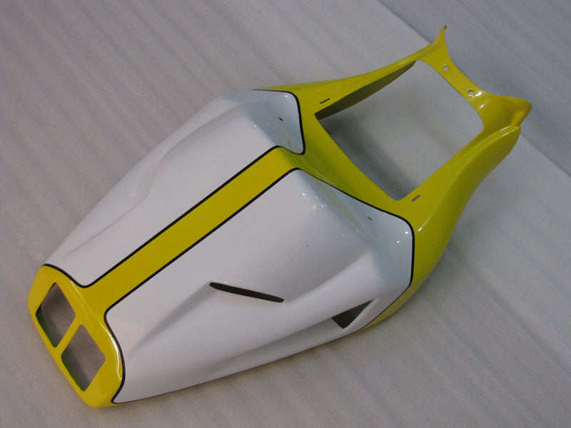 Yellow and White No decals - Ducati 748/916/996/998 96-02 Fairing Kit (Single Passenger Seat)